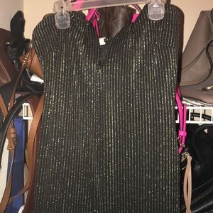 Black and gold jumpsuit